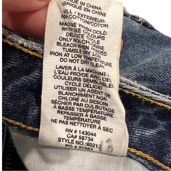 NWT Avec Les Filles High Rise Denim split side hem jeans Size 30 - Picture 10 of 10